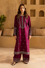 Roohi 2pcs - Embroidered Dress