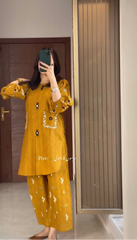 Saafia pocket Embroidered 2pcs