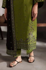Ezzah 3pcs - Lawn Embroidered