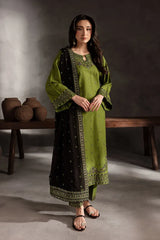 Ezzah 3pcs - Lawn Embroidered