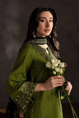 Ezzah 3pcs - Lawn Embroidered