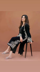 Black Eyed Embroidered 2pcs