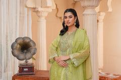Zarnigar - Embroided 3 piece
