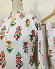 Flower Block Printed 2pcs