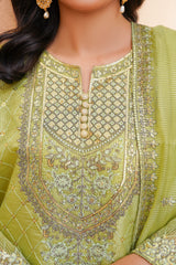 Zarnigar - Embroided 3 piece