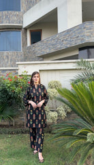 Flower Block Printed 2pcs