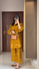 Saafia pocket Embroidered 2pcs