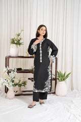 Black Eyed Embroidered 2pcs