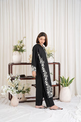 Black Eyed Embroidered 2pcs