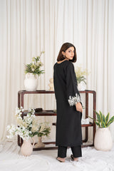 Black Eyed Embroidered 2pcs