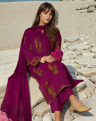 Amber Embroidered 2pcs