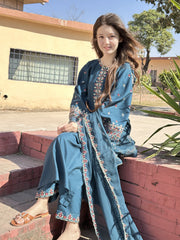 Aadab Embroidered 3pcs