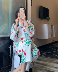 Sunflower printed 2pcs