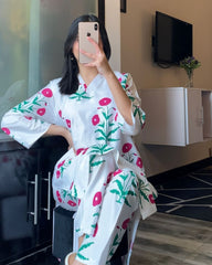 Sunflower printed 2pcs