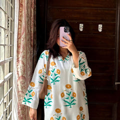 Sunflower printed 2pcs
