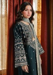Arzu Embroidered - Cotton Lawn - 3pcs