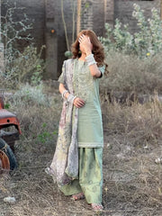 Meherin - 3 Piece - Embroidered Lawn Suit