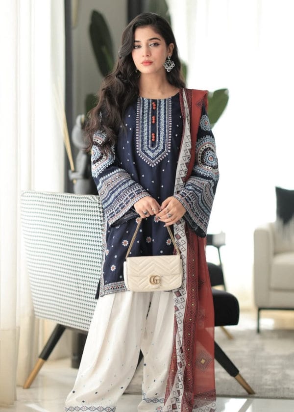 Roha Embroidered 3pc