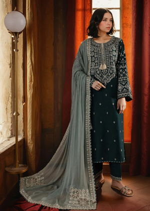 Arzu Embroidered - Cotton Lawn - 3pcs